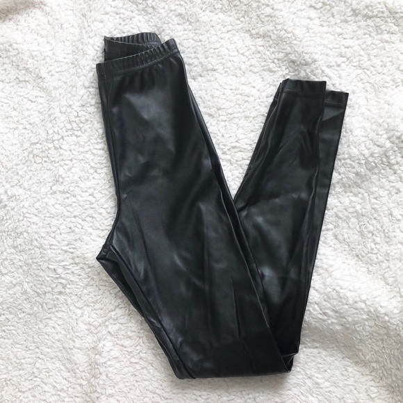 American Apparel Faux Leather Leggings! - Picture 2 of 2
